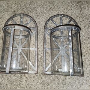 Farmhouse candle sconce lanterns